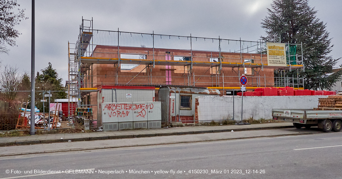 01.03.2023 - Baustelle an der Niederalmstraße 16